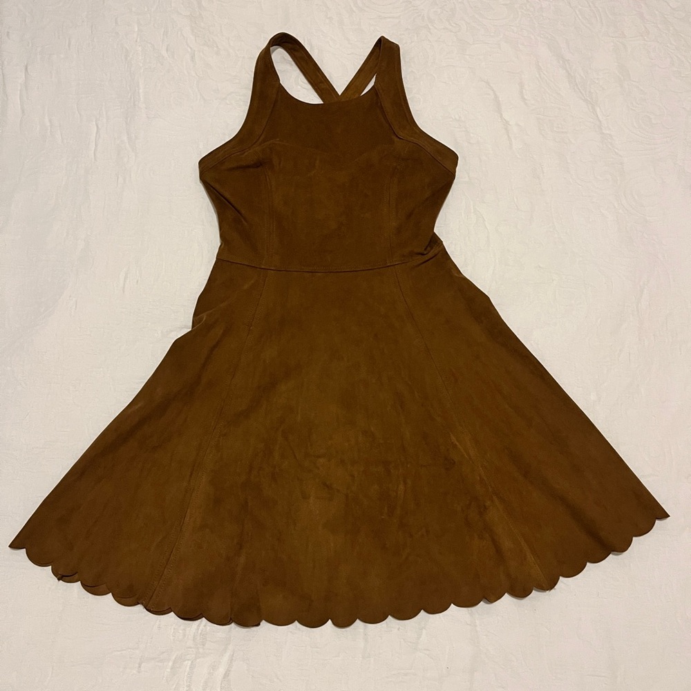 Express Brown Suede Dress XS